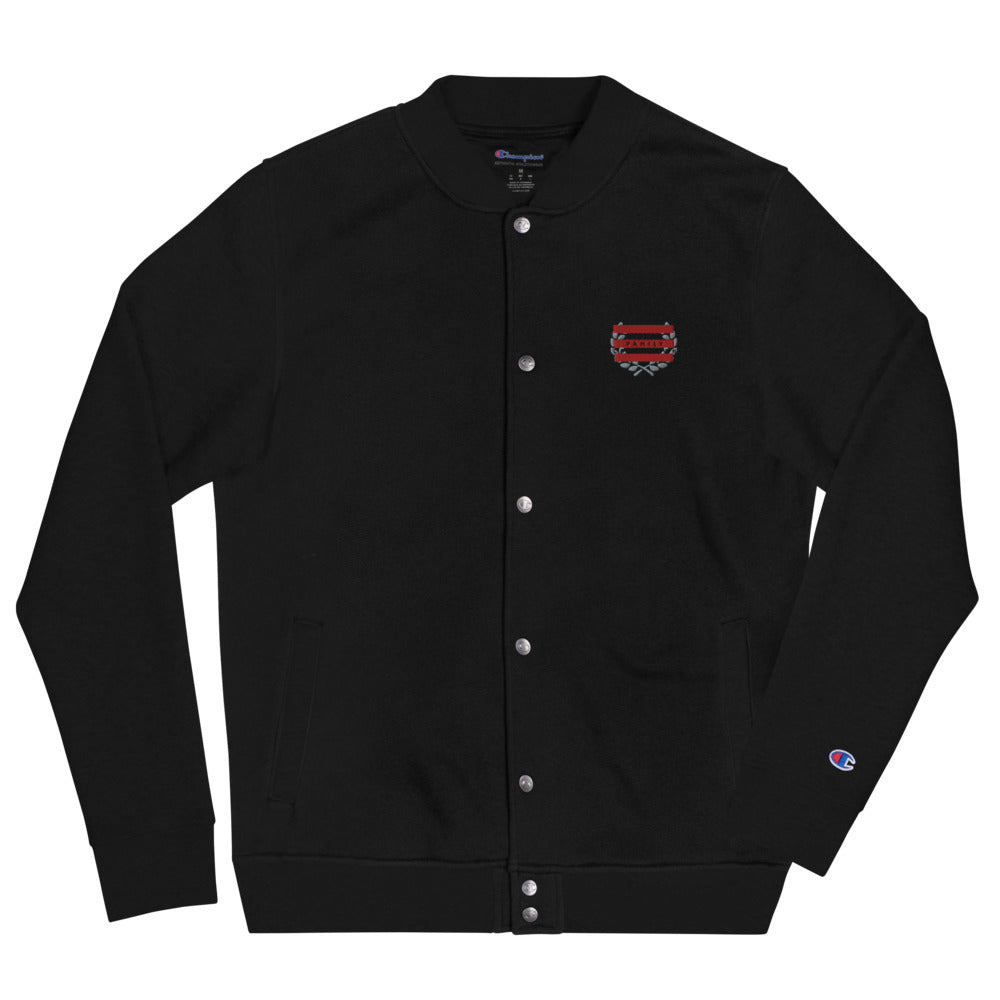 1ST FAMILY OLLECTION Embroidered Champion Bomber Jacket