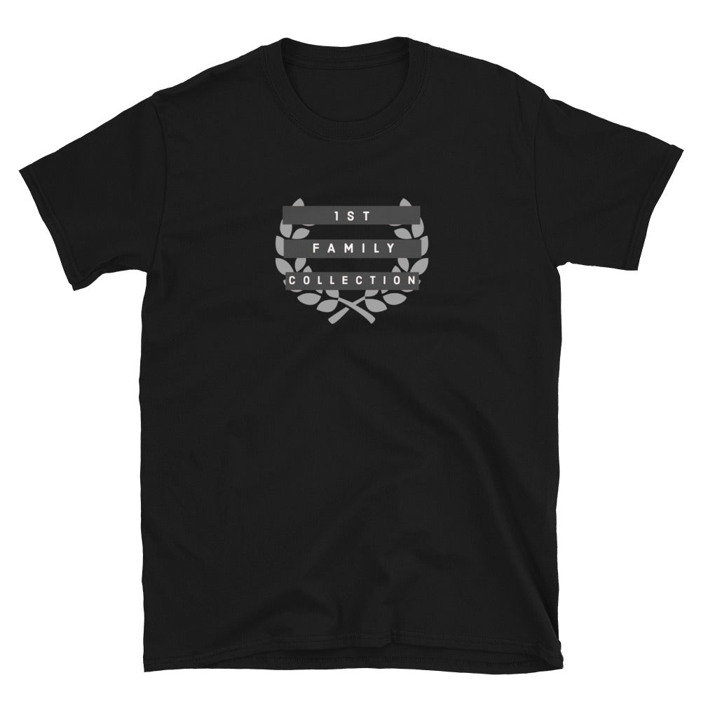 1st Family Collection Short-Sleeve Unisex T-Shirt Black&Grey