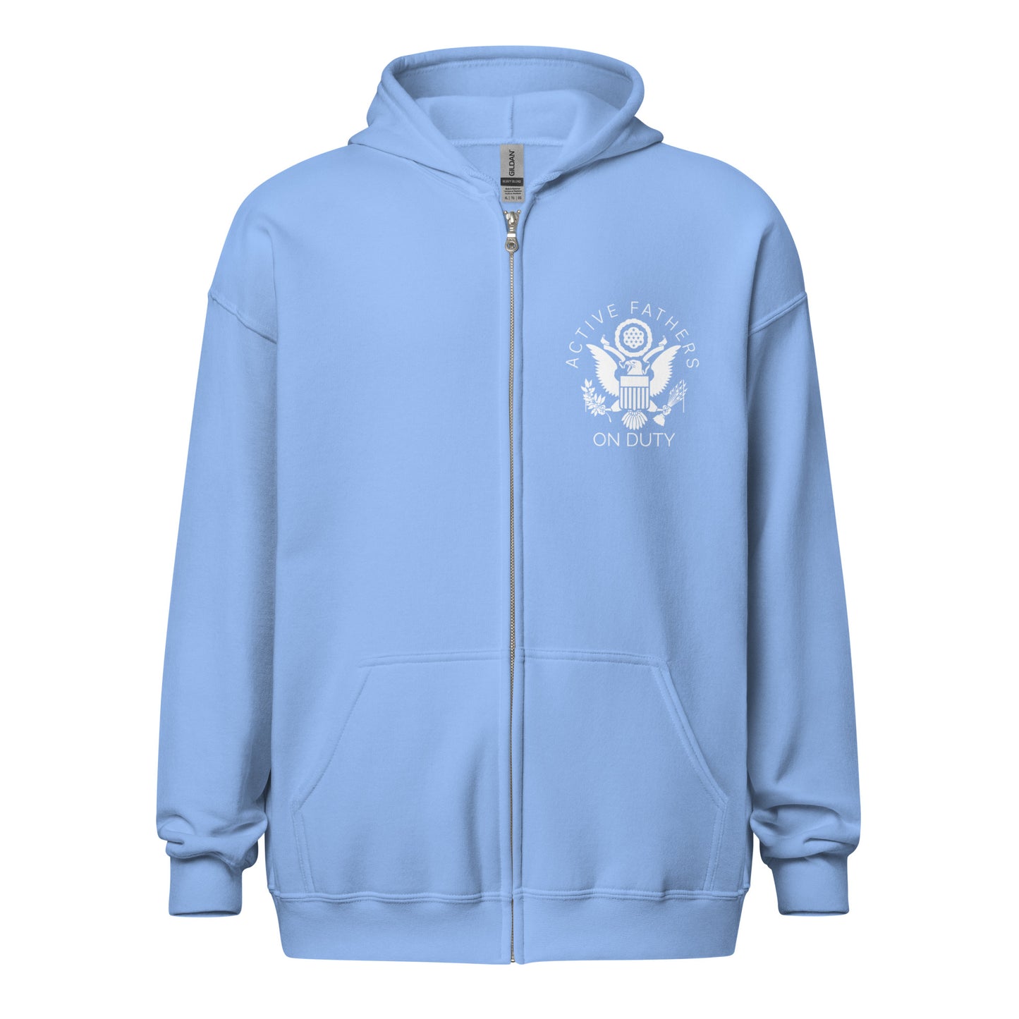 Active Fathers on Duty -Unisex heavy blend zip hoodie
