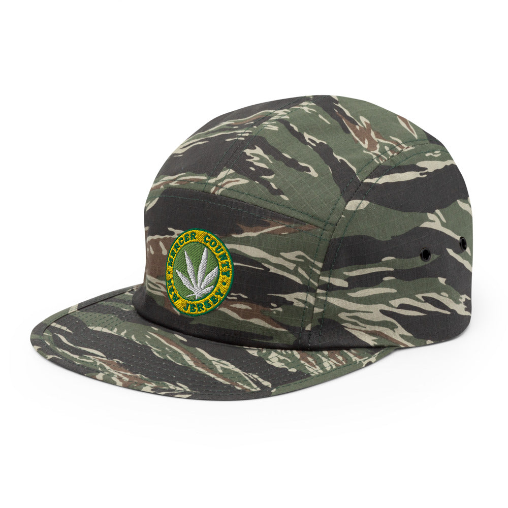 Mercer County  NJ  CHRONIC LEAF Five Panel Cap