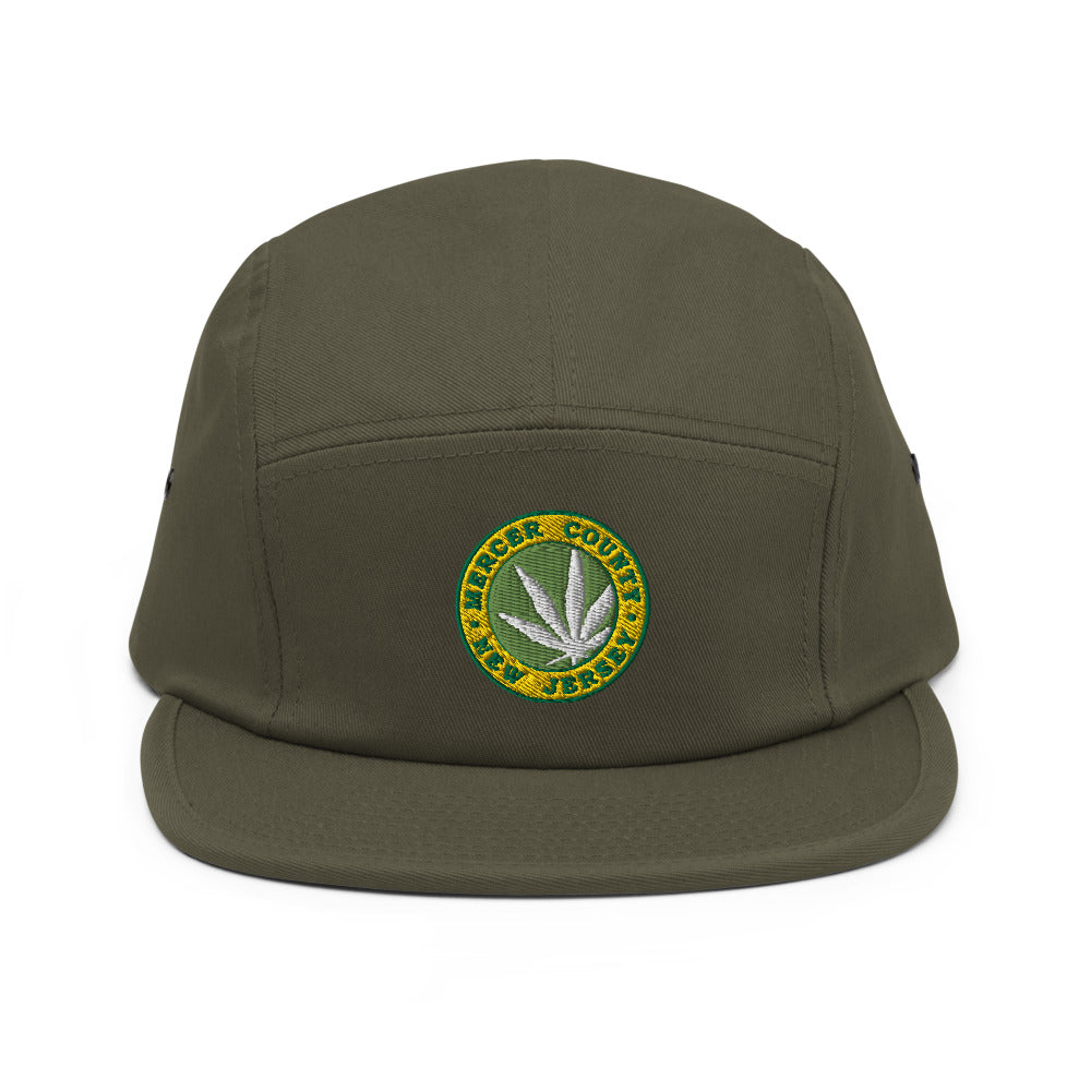 Mercer County  NJ  CHRONIC LEAF Five Panel Cap