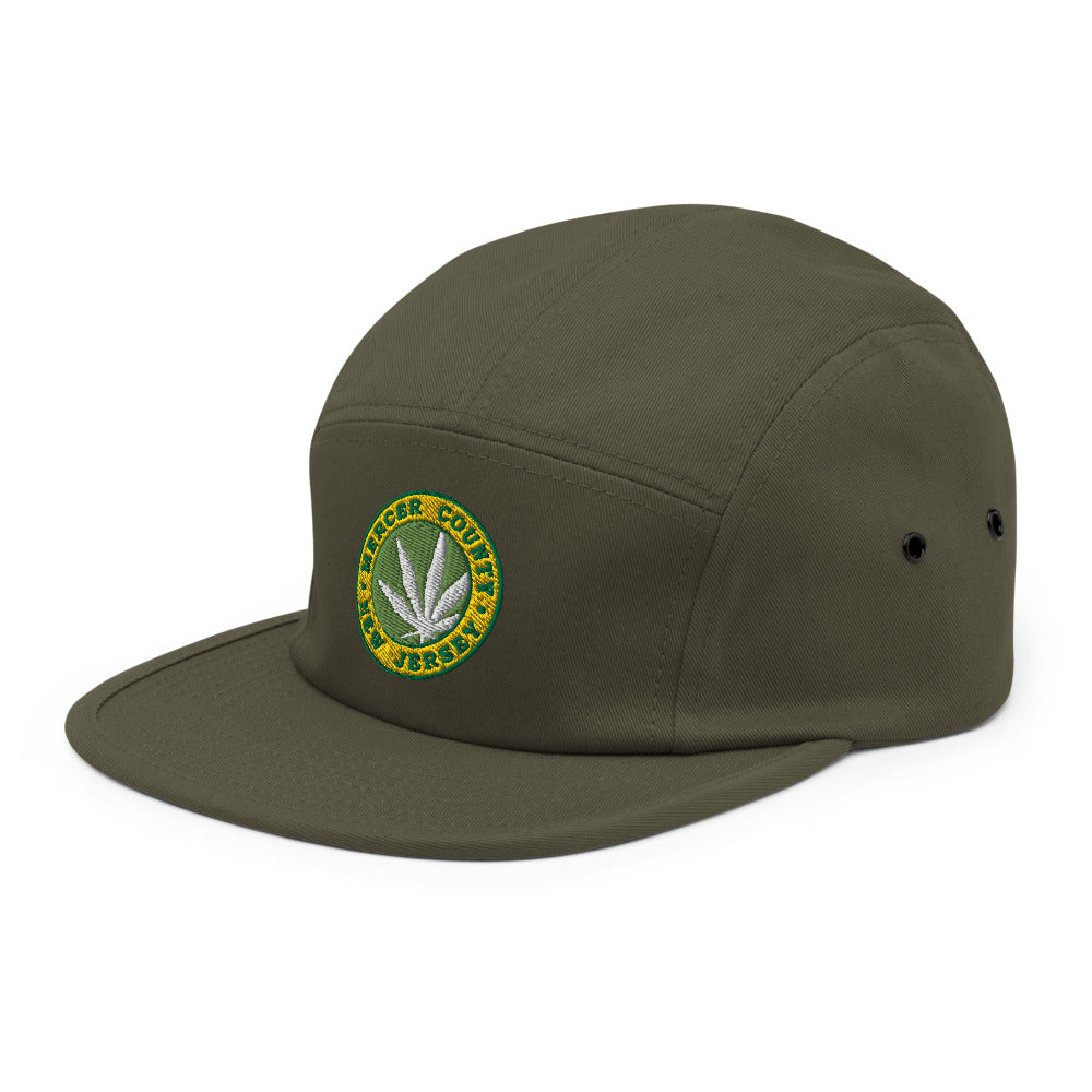 Mercer County  NJ  CHRONIC LEAF Five Panel Cap