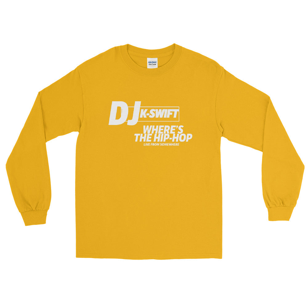 DJ KSWIFT LIVEFROM SOMEWHEREMen’s Long Sleeve Shirt
